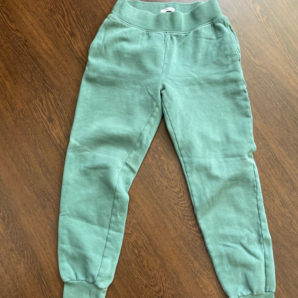Aritzia TNA green joggers